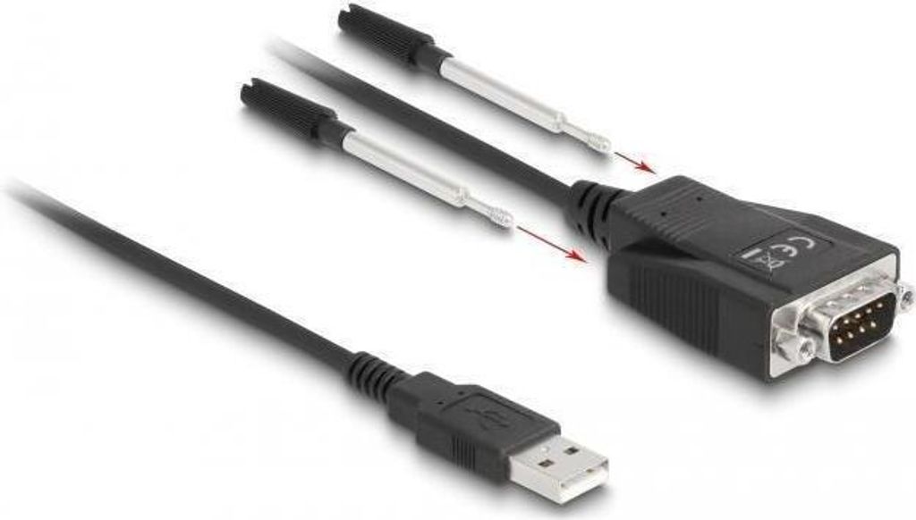 DELOCK Adapter USB 2.0 Typ-A St > 1x Seriell RS-232 Produktbild 