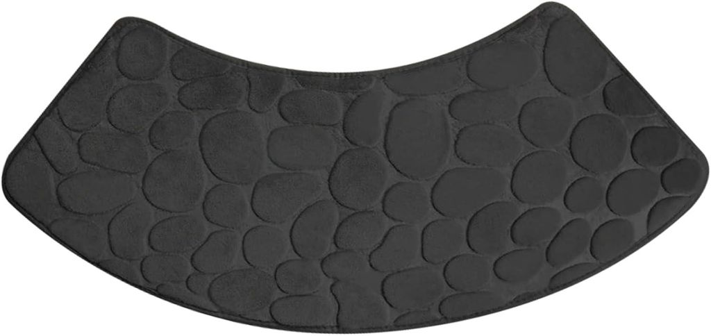Eckduschmatte mit gebogener Form – fächerförmig, Produktbild 