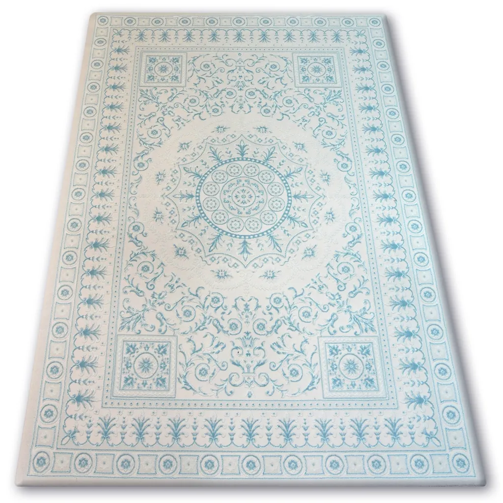 Tapis Mirada 120x180 cm pour Salon et Chambre - Acrylique Bleu
