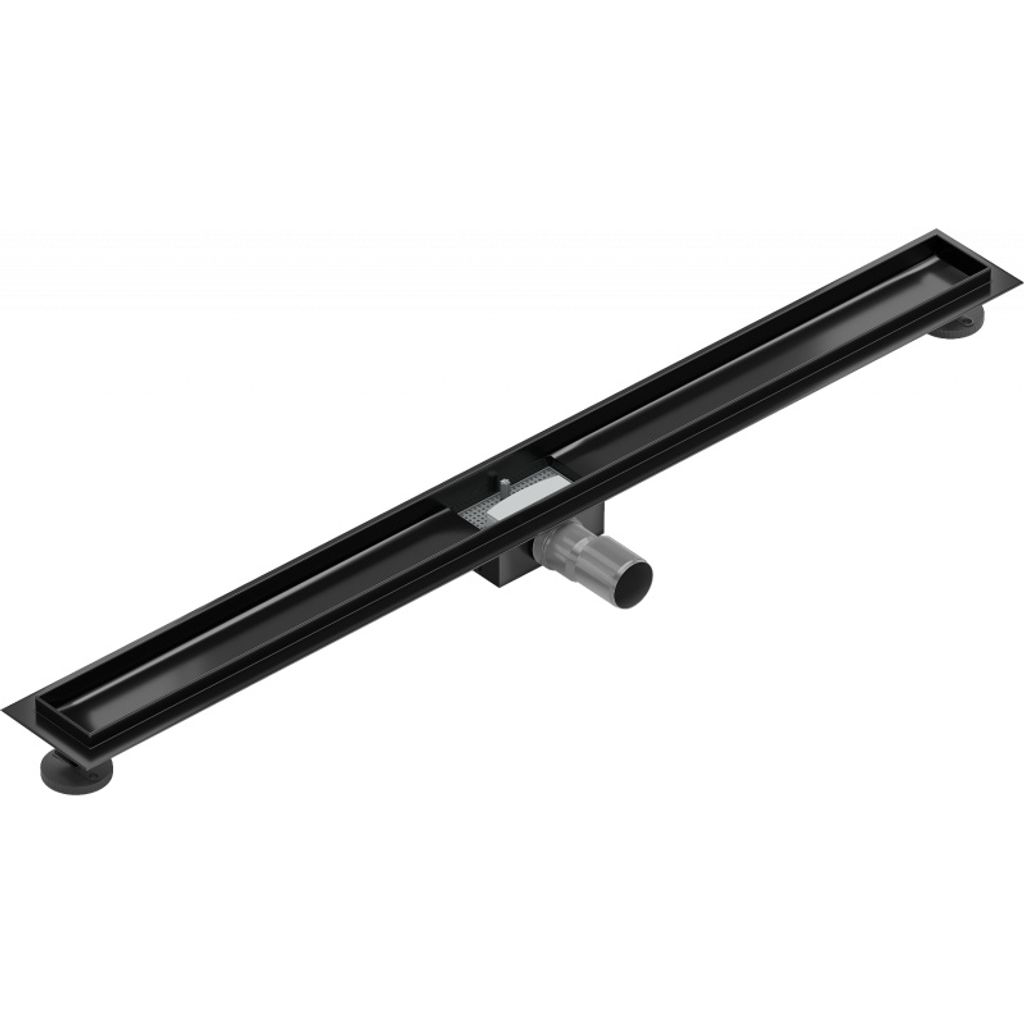 Mexen Flat teleso odtokového žľabu 100 cm, čierna - 1715100 Obrázok produktu 
