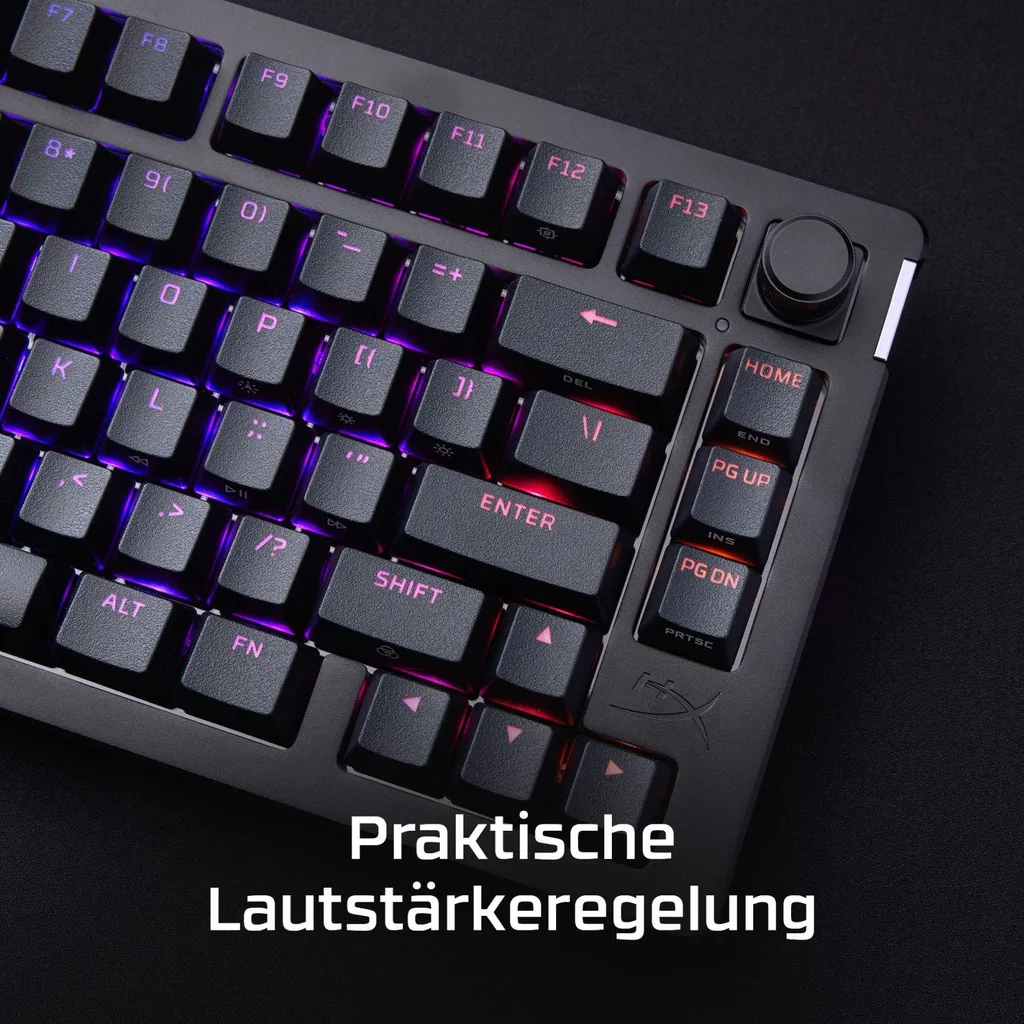 Clavier gaming HyperX Alloy Rise 75 noir idéal pour setup compact pro - 5