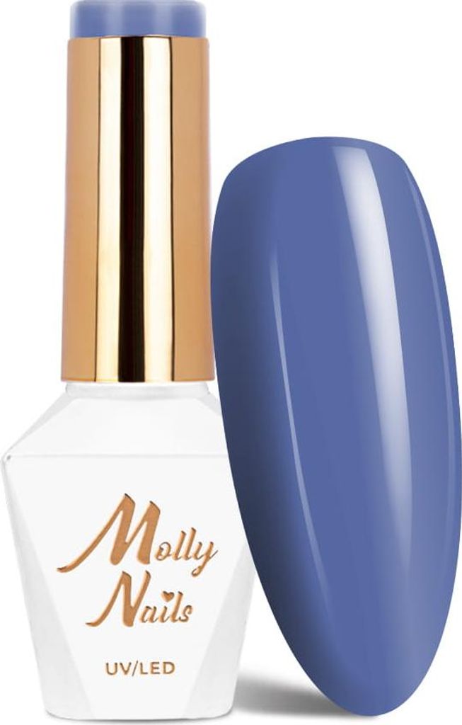 Molly Nails Blue Sky Purple Blue, smalto ibrido senza Immagine del prodotto 