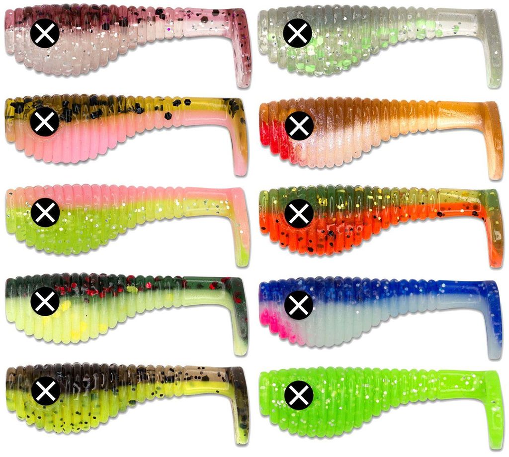 Monkey Lures Baby Lui 3,5cm - 12 Gummifische, Monkey Lures Produktbild 