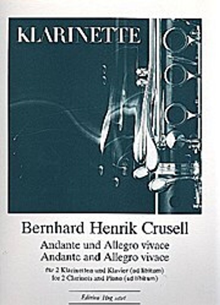 Andante und Allegro vivace : für2 Klarinetten und Klavier (ad lib)
