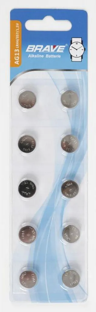 Pack Brave AG13 LR44 1.5V : 240 Piles Bouton Alcalines pour Montre