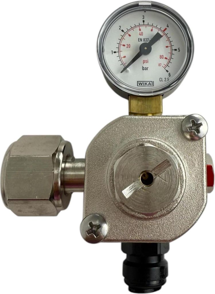 BieTal BT-4 CO2 Gas Kohlensäure Druckminderer Druckregler Gastro 1-ltg 4 bar