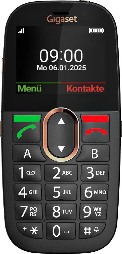 Téléphone sans fil noir - Gigaset - GL695 - Image du produit 