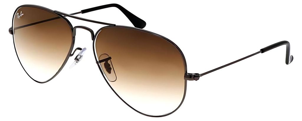 Ray-Ban AVIATOR GRADIENT, Erwachsener, Uni, Pilot, Nicht-polarisierte Linse, Metall, S/M