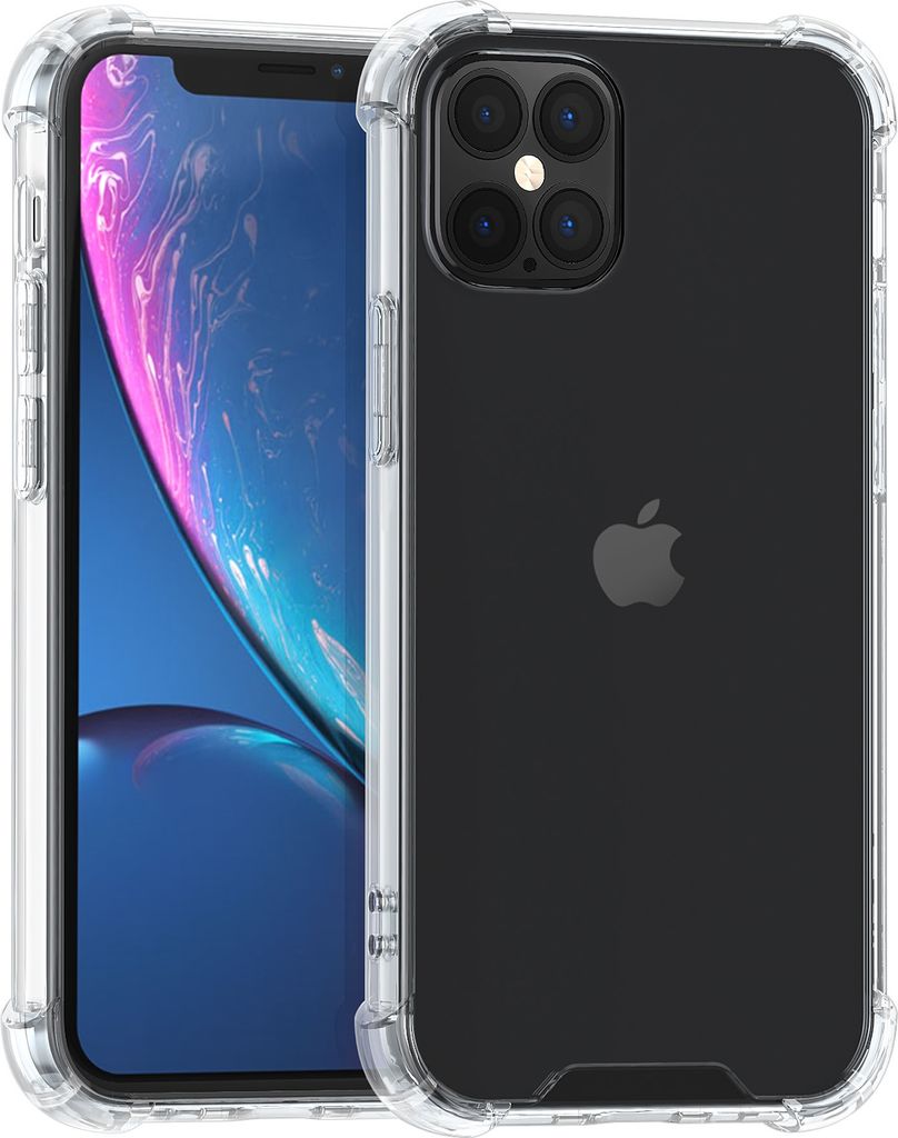 Apple iPhone 12 Pro Max Transparent Back cover case - Antishock