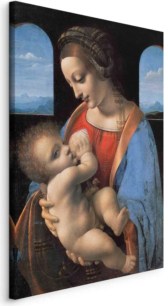 Décoration murale XXL pour grands espaces Tableau Toile 80x120 cm de Vinci