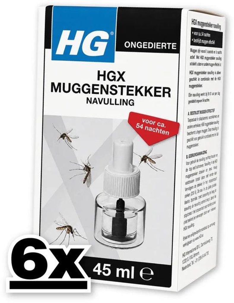 6x HG X Mückenstecker-Nachfüllpackung (1 Stück) Produktbild 