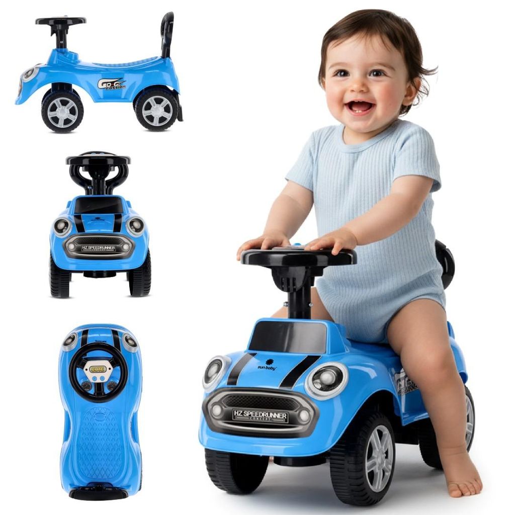 Rutscher Rutschauto Rutschfahrzeug Spielzeug ab 1 Jahr GO GO Fassion blau