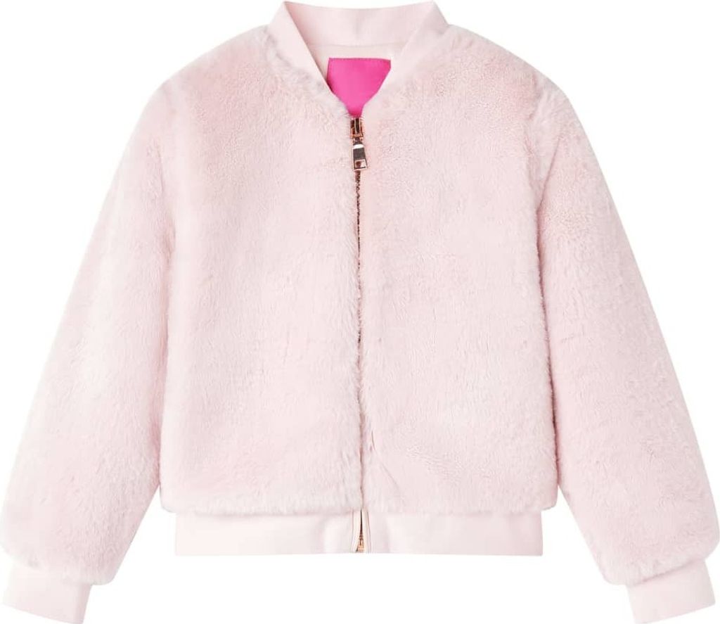 Kinderjacke Kunstpelz Zartrosa 104