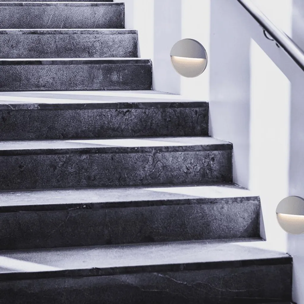 Applique Murale LED Design IP54 Gris 3000K pour Balcon et Façade Maison - 2
