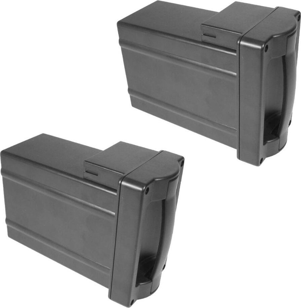 2x Trade-Shop Premium Akku 3x36,5V 6000mAh Li-Ion ersetzt Wolf Power Pack 1, 4939090, 4937065 für Wolf Garten 37 Rasenmäher, 40 Rasenmäher