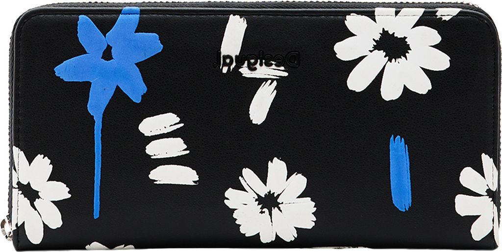 Desigual Geldbörse Große Geldbörse Relief Blumen