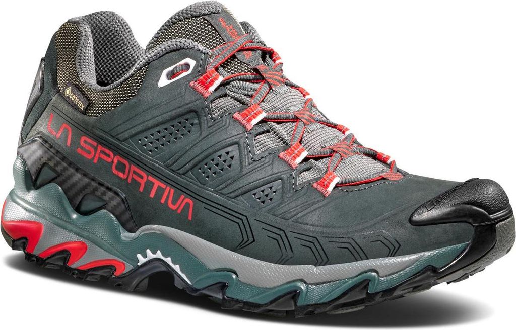 La Sportiva Damen Ultra Raptor II Leather Wide GTX Wanderschuh Charcoal/Lollipop 40,5