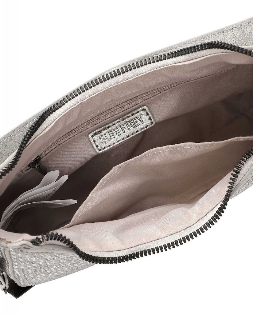 SURI FREY Handtasche SFY Libby Cityshopper | Taupe | Abnehmbarer Schulterriemen | Vegan