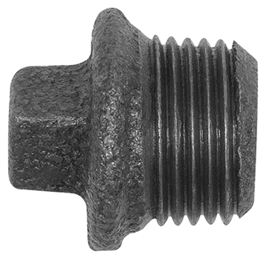 Riegler Stopfen 290, mit Rand, R 1/2 a. Temperguss schwarz