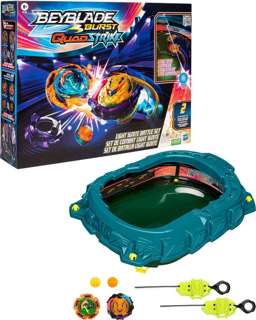 Beyblade Qs Light Ignite Battle Set Produktbild 2