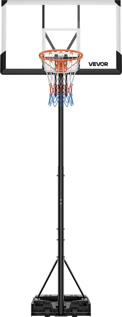 Panier de Basket avec Panneau PC 111cm et Système de Levage de 3,05m