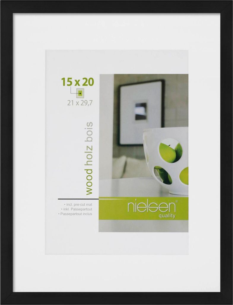 Nielsen Apollon schwarz  21x29,7 Holz DIN A4              Image du produit 