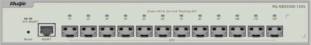 Switch Layer3 Reyee 12 SFP+ 10Gbps avec Gestion Cloud et Port Mgmt - 3