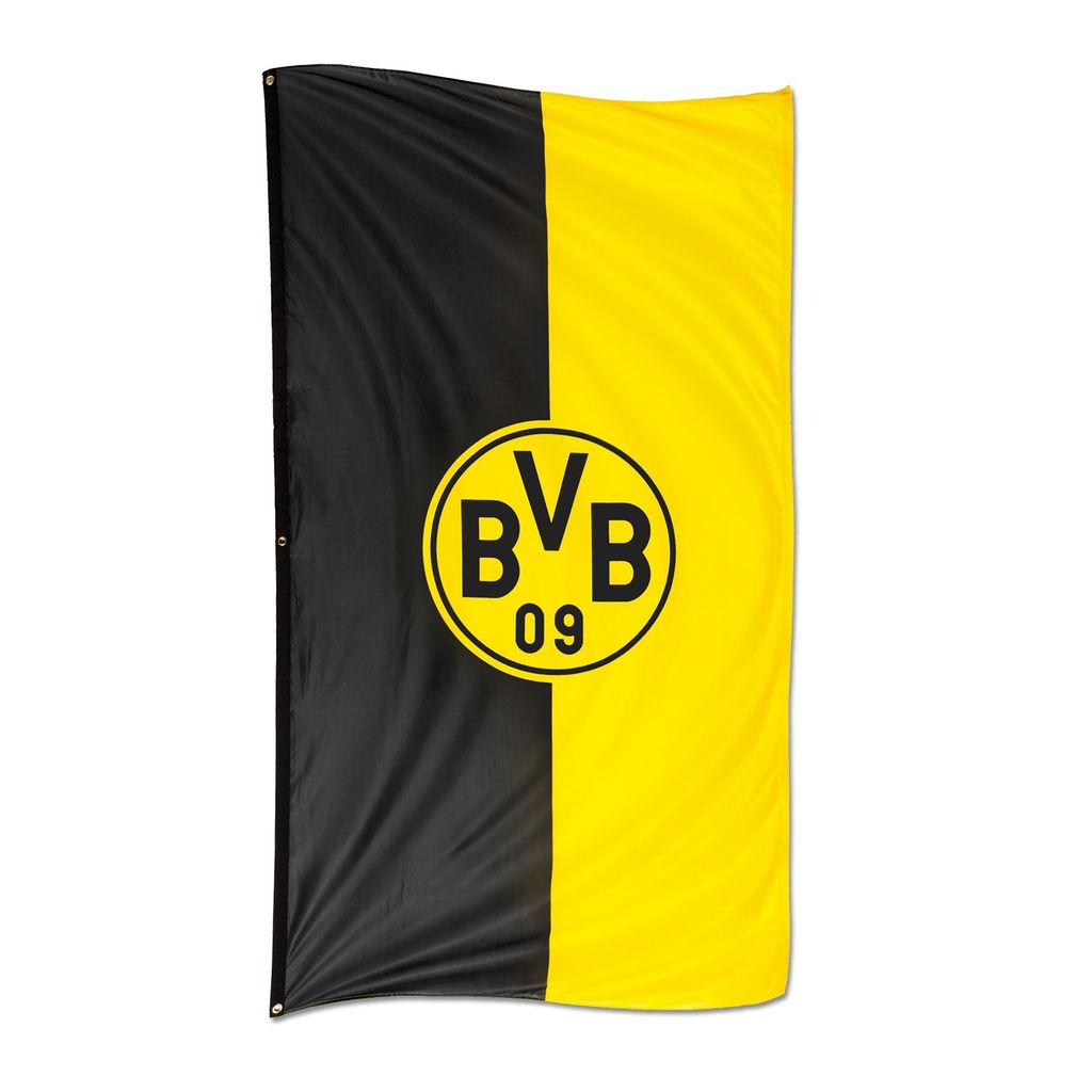BVB-Hissfahne im Hochformat (100x200 cm) Borussia Dortmund Produktbild 