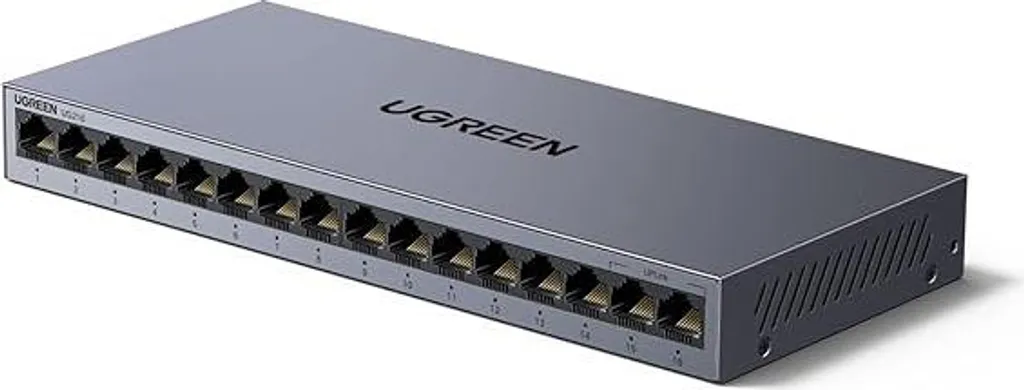 Offerta Switch UGREEN 16 Porte Gigabit: Velocità Max e Scocca Metallica