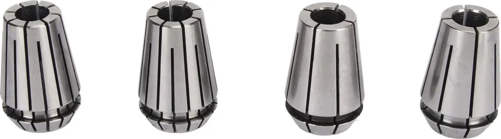 Mandrin 4 Mors Anti-Vibration en Acier Carbone pour Stable Gravure CNC