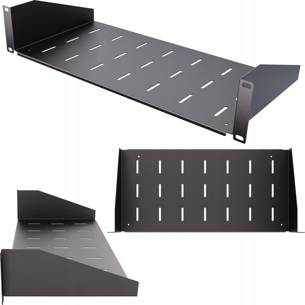 Stalflex Server Fachboden 19 Zoll 2HE 220mm - Serverschrank Hergestellt