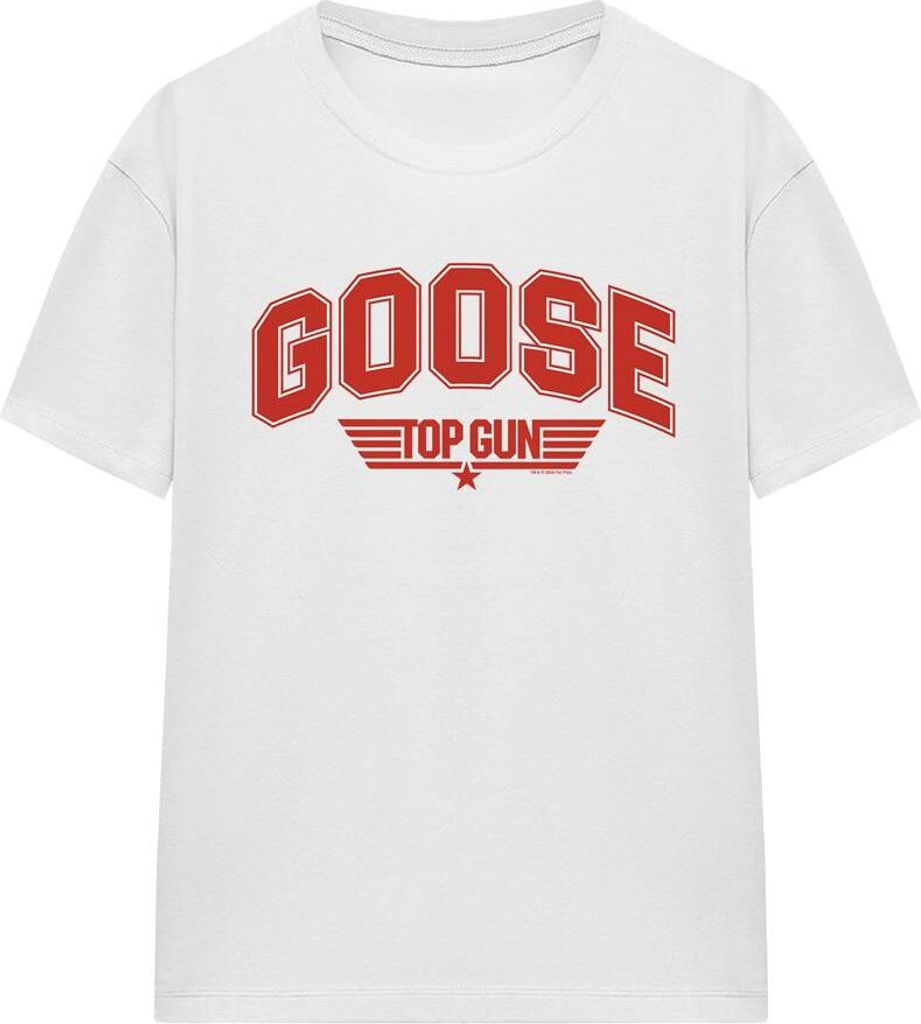 Top Gun - "Goose" T-Shirt für Herren/Damen Uni TV16902 (L) (Weiß)