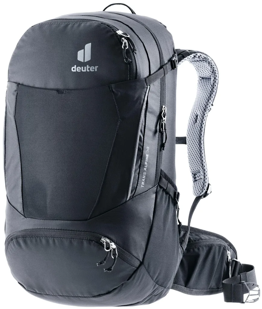 Deuter Trans Alpine 30 Black Black sac à dos de vélo polyvalent 30L