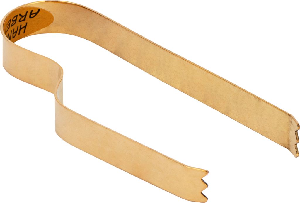 NKlaus Kohlezange Messing 10x4cm Räucherzubehör für Räucherkohle Grillzange Shishazange 15006