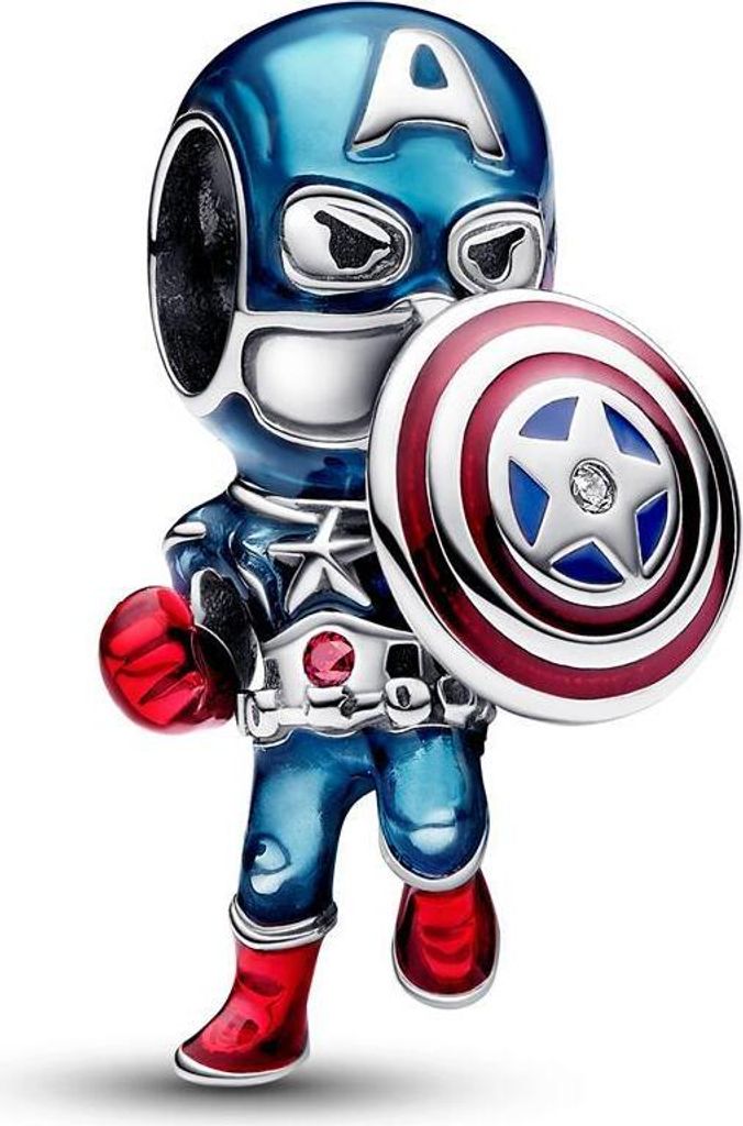 Marvel The Avengers Captain America Charm von PANDORA, Produktbild 