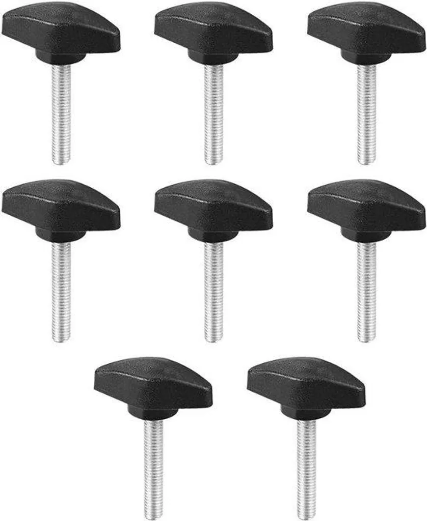 Lot de 10 Vis à Tête Étoilée M5 x 25 mm - Filetage Mâle Type T en Acier