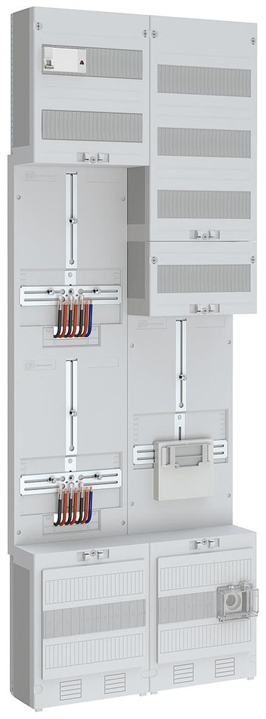 ABN BRAUN AG ABN Komplett-Zählerplatz 3Pkt. Z29E924N SAn EnviaM 1Z 1WP 1SDE 1V4 o.SH 5-polig