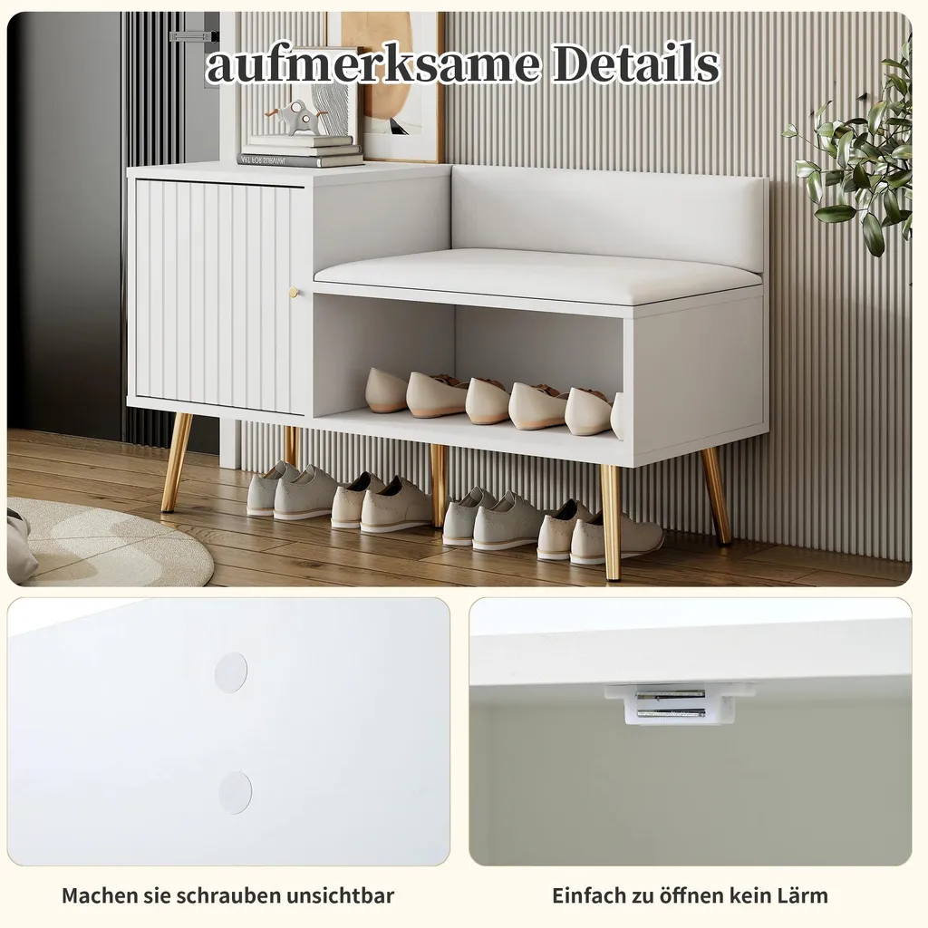 Étagère à chaussures mobile multi-niveaux pour rangement gain de place