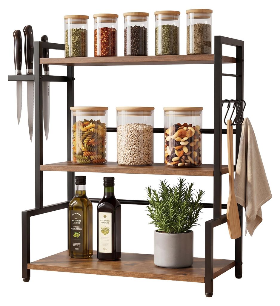Relaxdays: mensola da cucina da appoggio, A x L x P: 51 x Immagine del prodotto 