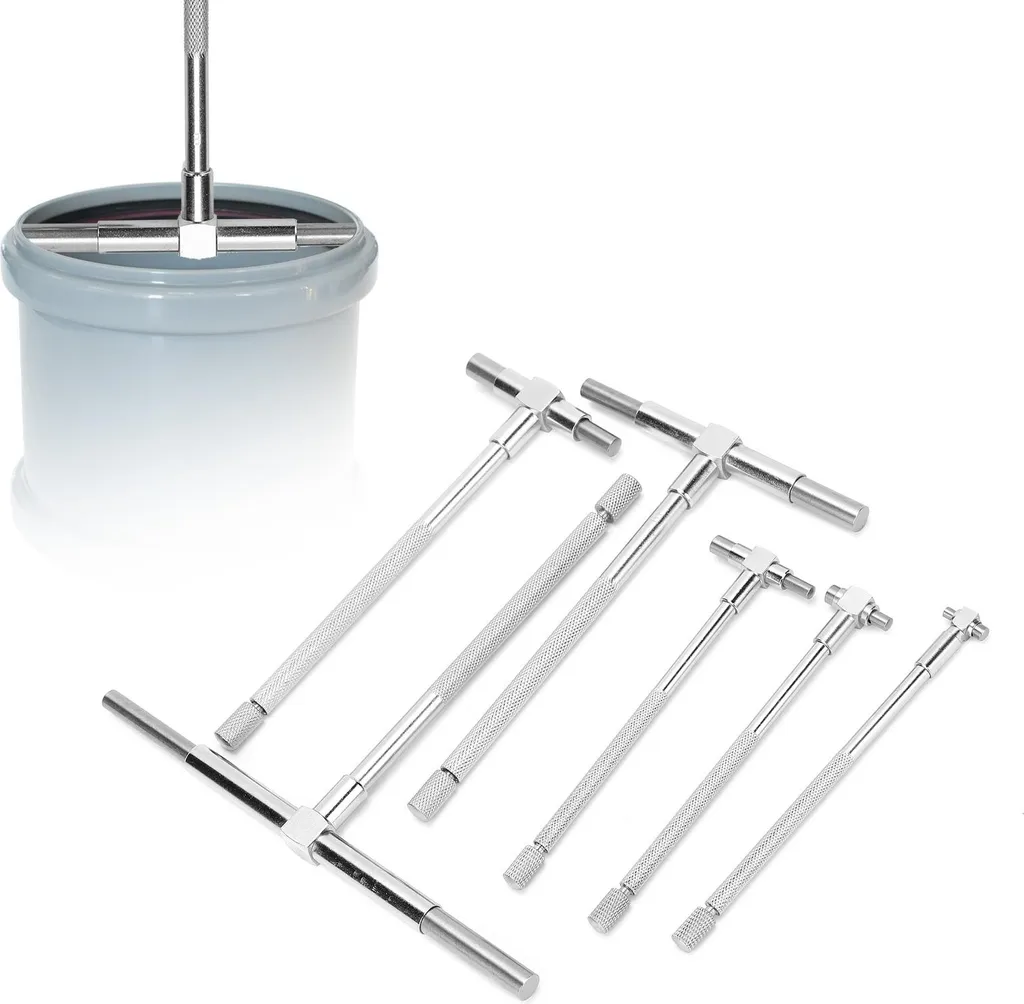 Set de 6 jauges d'alésage réglables avec piston à ressort et blocage vis - 12