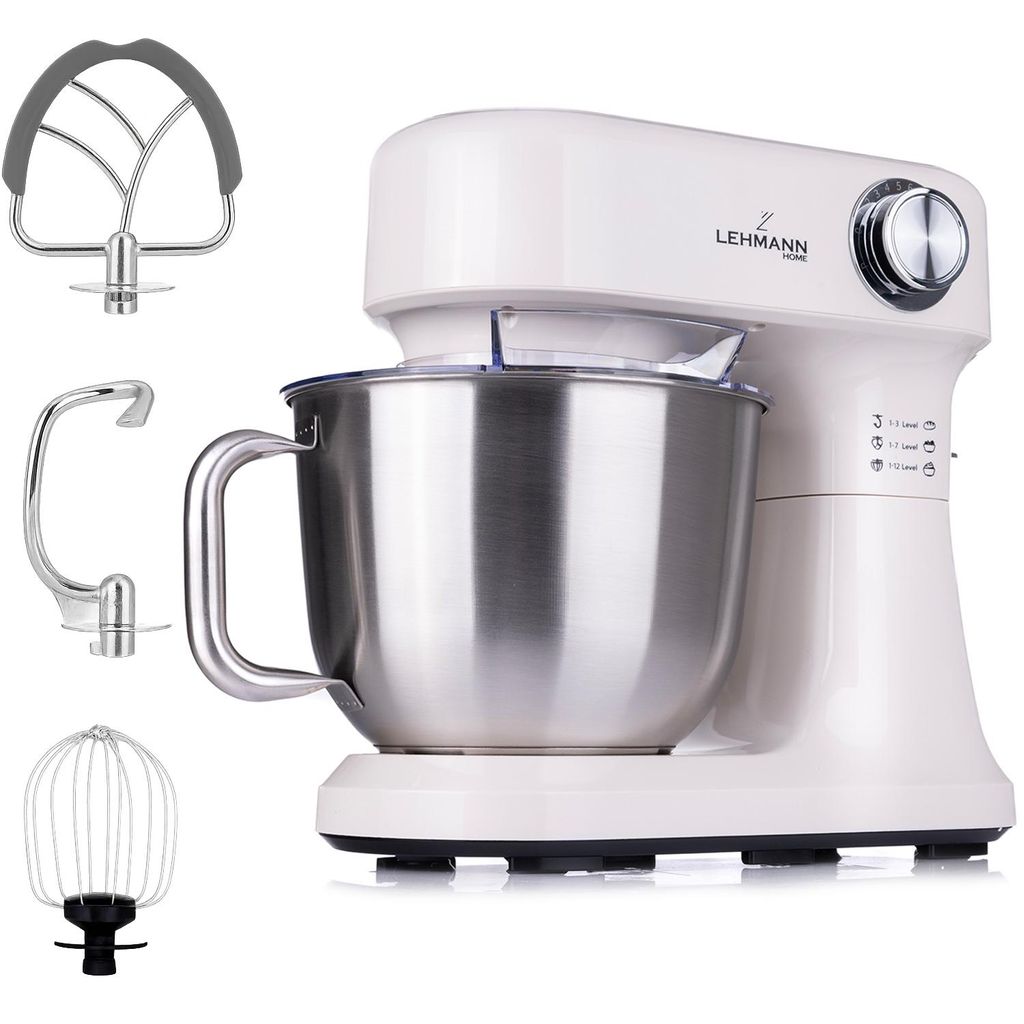Kuchyňský robot LEHMANN s 3 míchacími nástavci, 1500 W, 12 Obrázek produktu 
