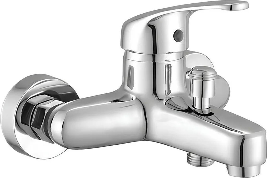 Miscelatore Vasca Argento Avizar | Design in Ottone e Finitura Cromo