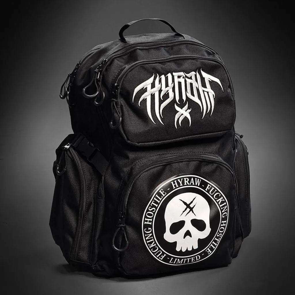 Sac à dos urbain Hyraw Death Shadow - Accessoire de mode Rock et Goth