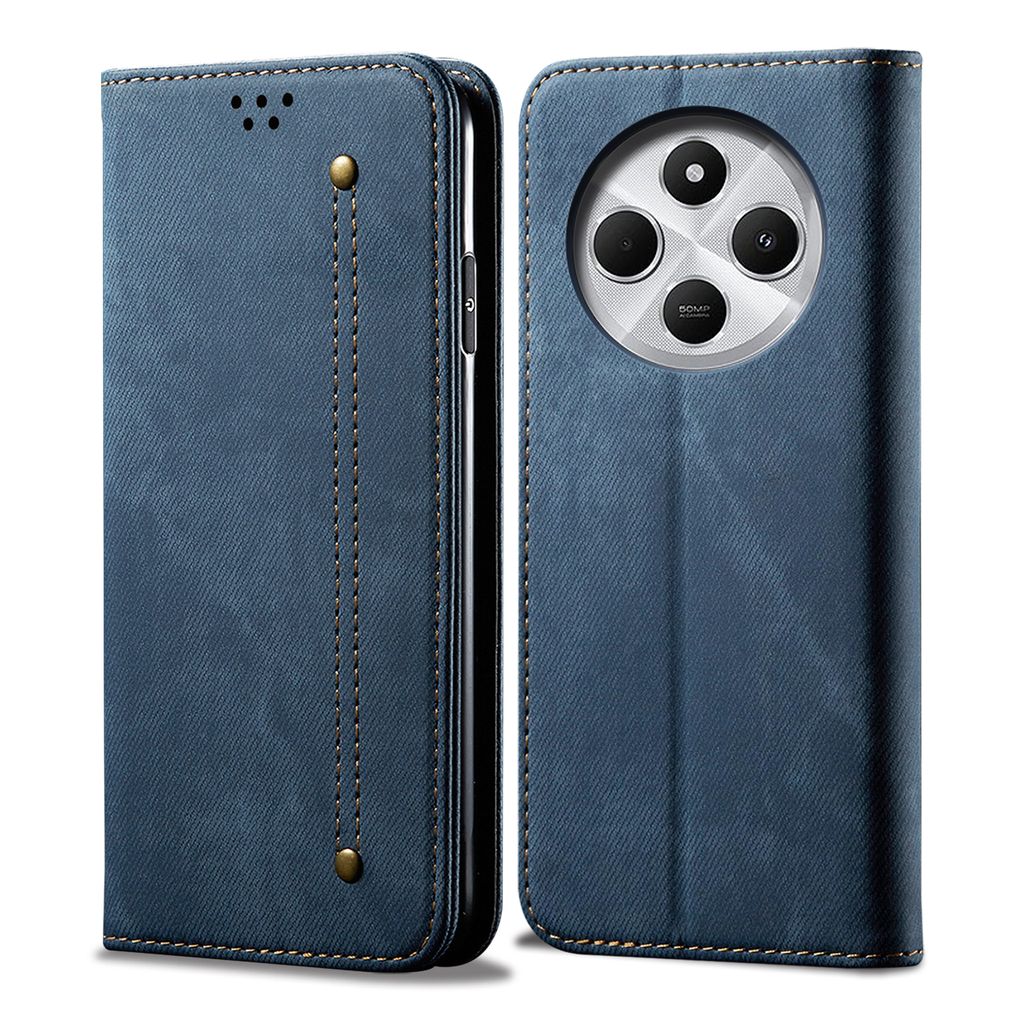 Pouzdro pro Xiaomi Redmi 14C, Kožené Peněženkové Pouzdro s Obrázek produktu 