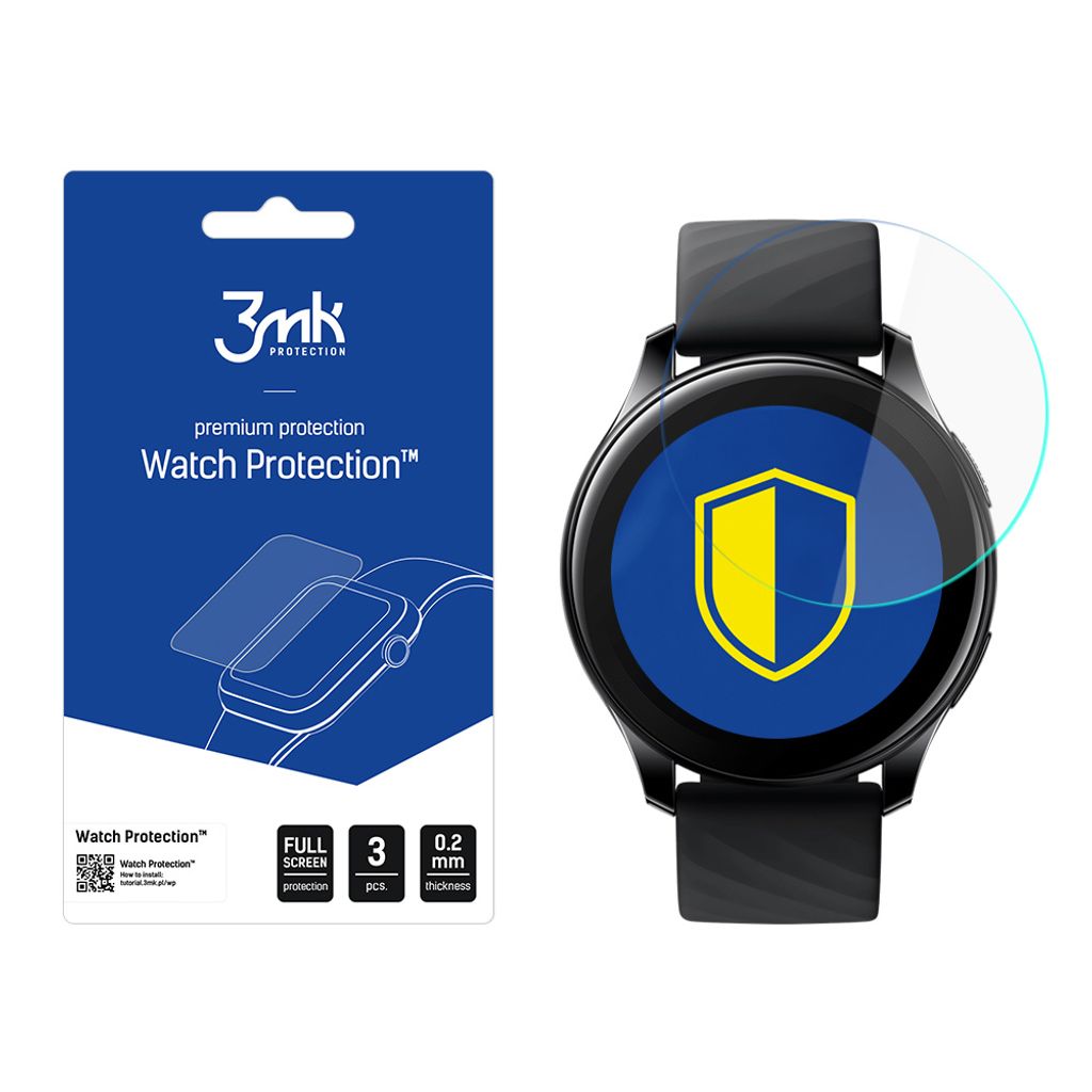 3mk Display Schutzfolie Watch Protection für OnePlus Watch 0,2mm (3 Stück)