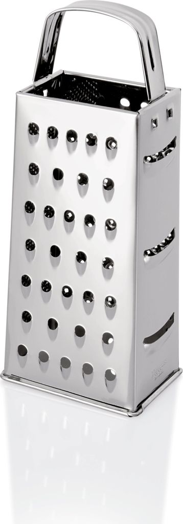 WAS Germany Edelstahl-Blockreibe mit 4 verschiedenen Reibenklingen