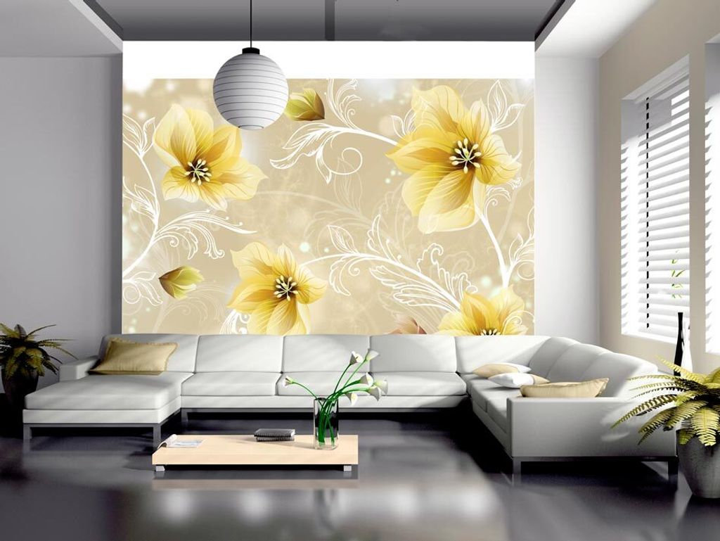Vlies Fototapete 400x280 cm Tapeten Wandtapete XXL Blumen Produktbild 