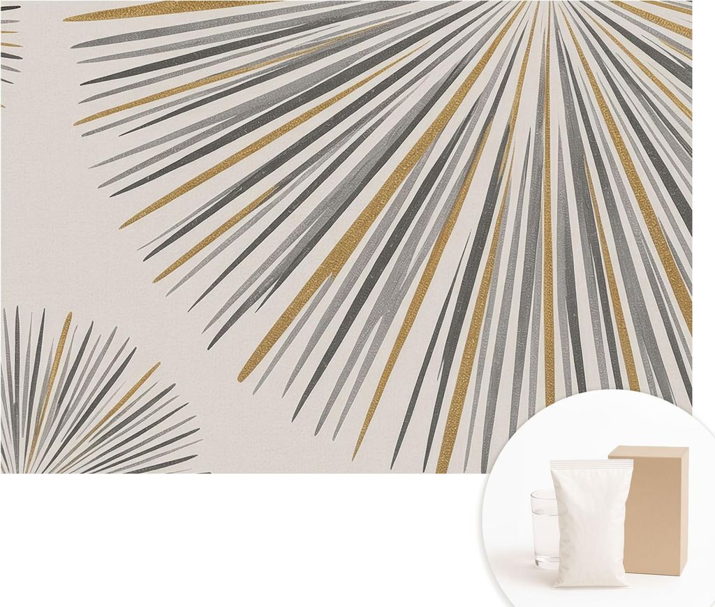 Fototapete - Wandbilder für Wohnzimmer - 152x104 cm - Dekorative Wandfolie - Modernes Design für Wanddekoration - Tapeten für Innenräume - Geom...