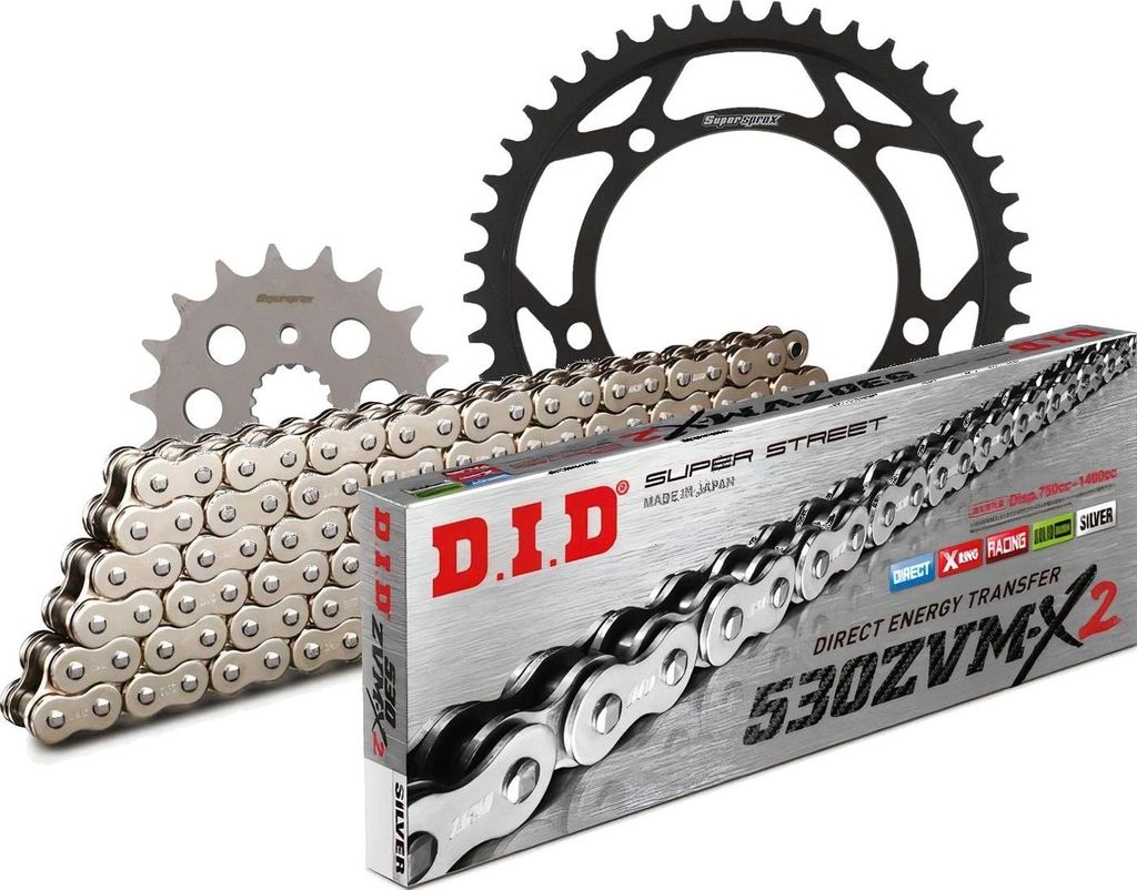 Kettensatz DID Stahl 530ZVM-X / 118 Endlos