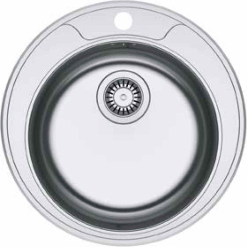 Franke Smart ROX 610-39 A Einbauspüle aus Edelstahl für Unterschrank ab 45 cm, Farbe Edelstahl,, Handbetätigung - inkl.